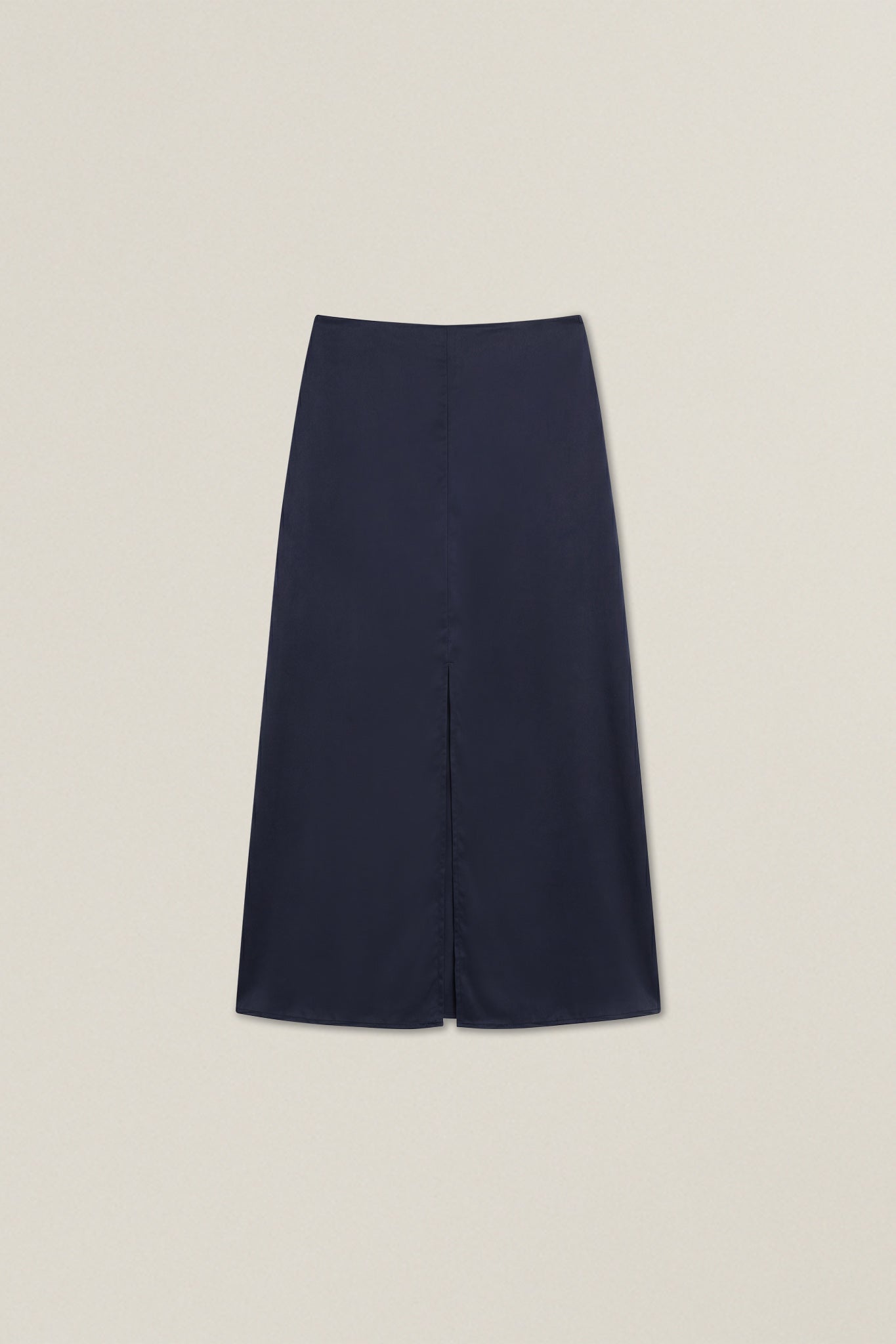 Alberta | Satin midi skirt