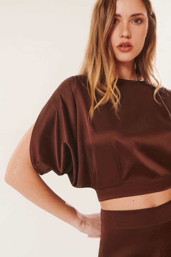 Balto | Top satiné à nouer