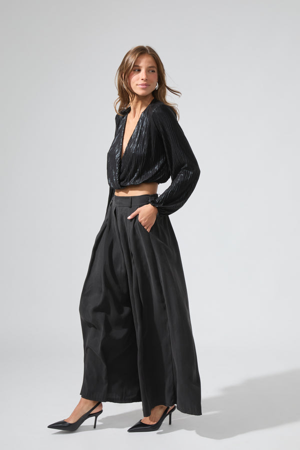 Barbara | Top court lamé