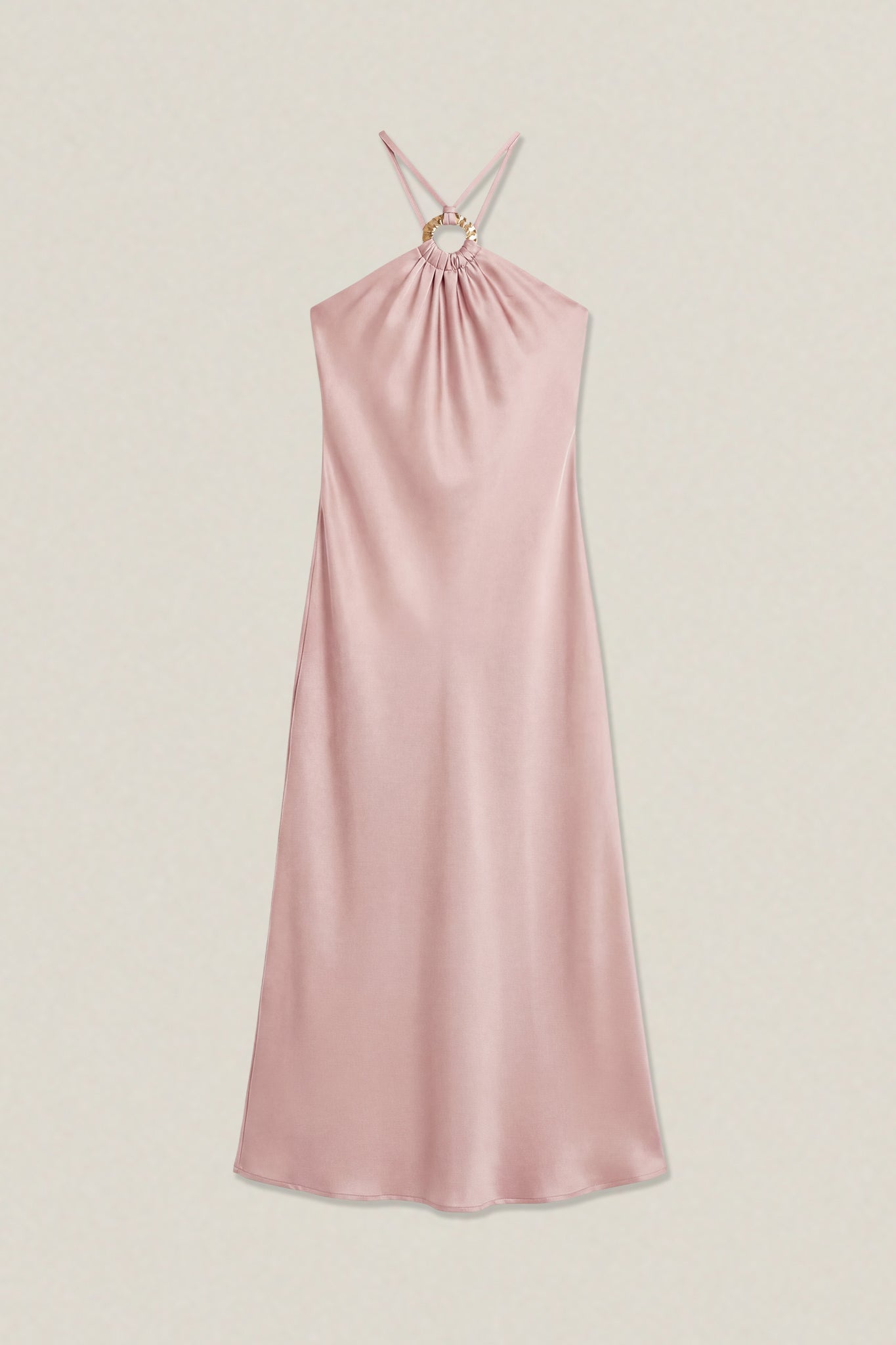 Caroline | Robe longue satinée