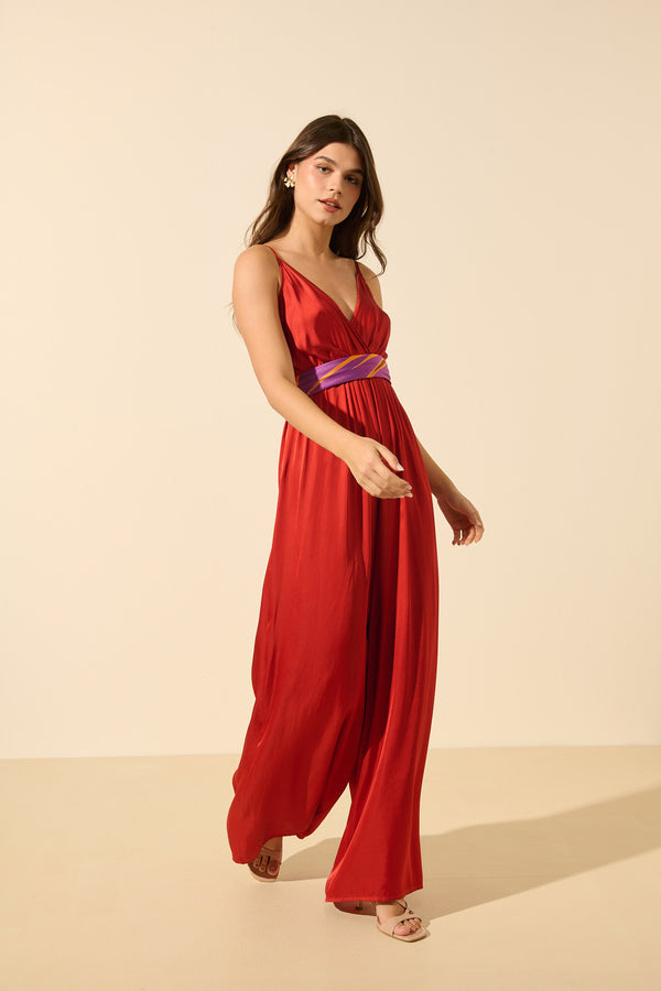 Dalia | Combinaison satinée