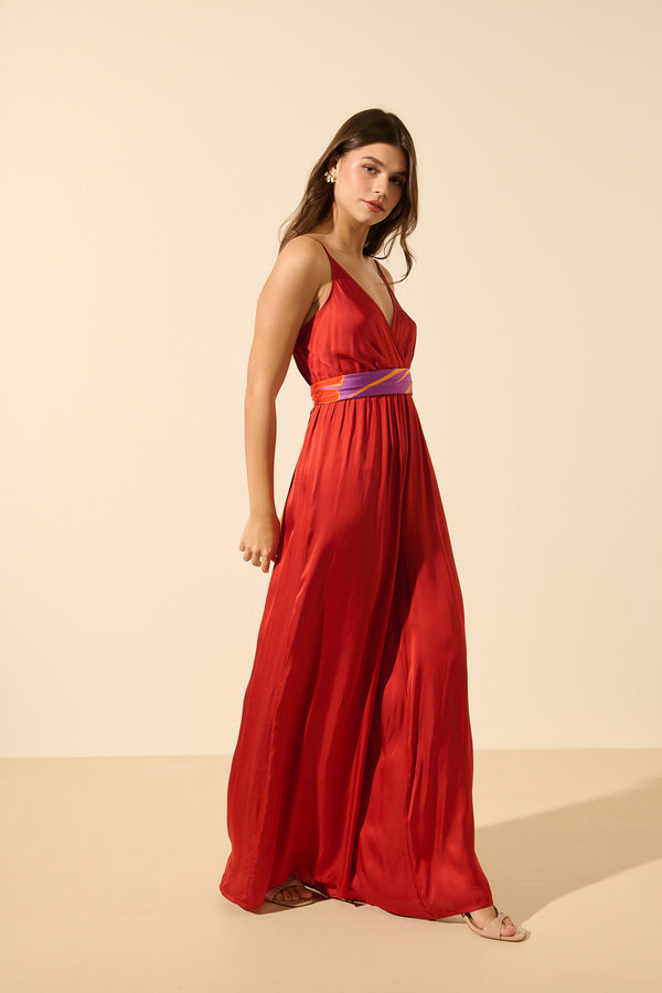 Dalia | Satin jumpsuit