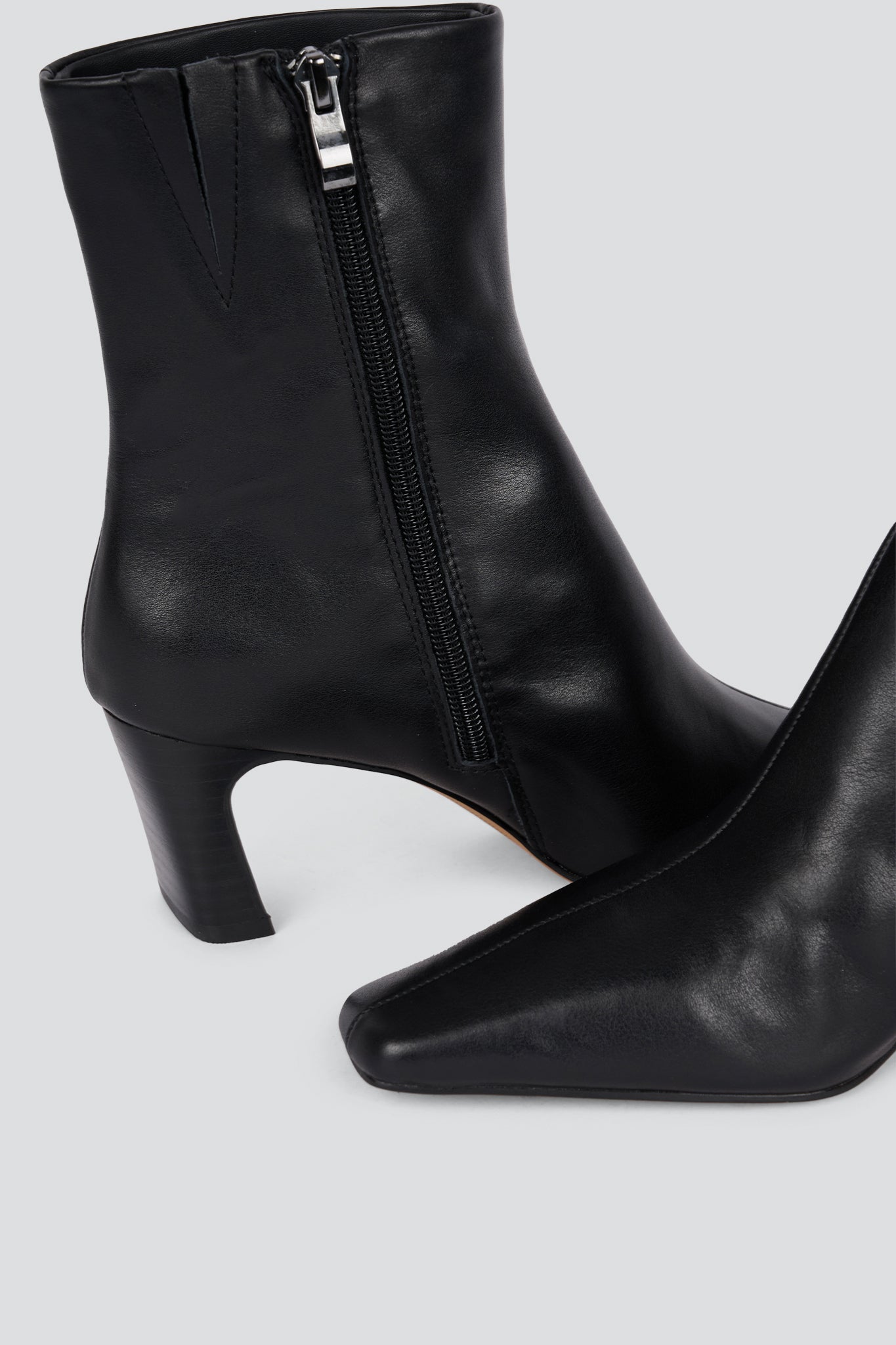 Flavia | Leather heeled boots