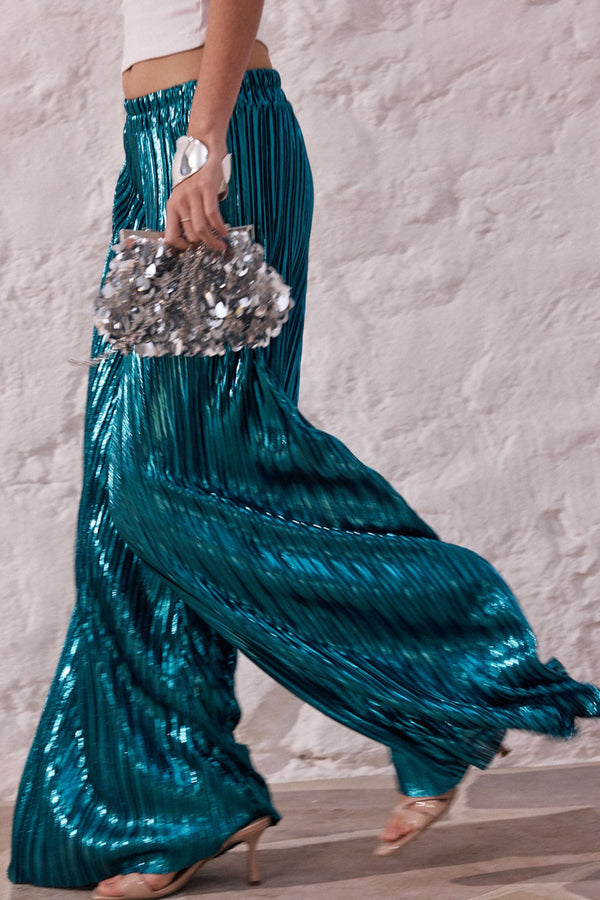 Félix | Fluid lamé pants