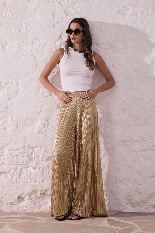 Félix | Fluid lamé pants