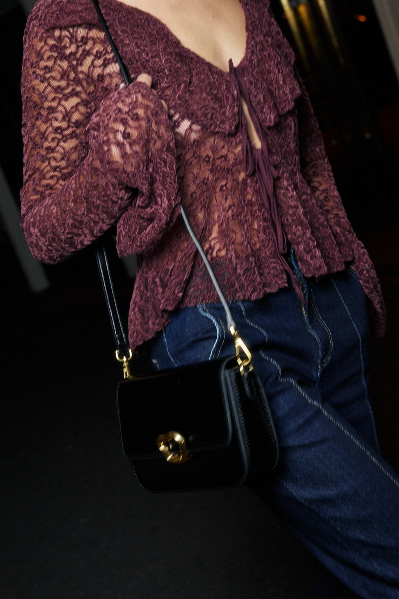 Glen | Leather shoulder bag