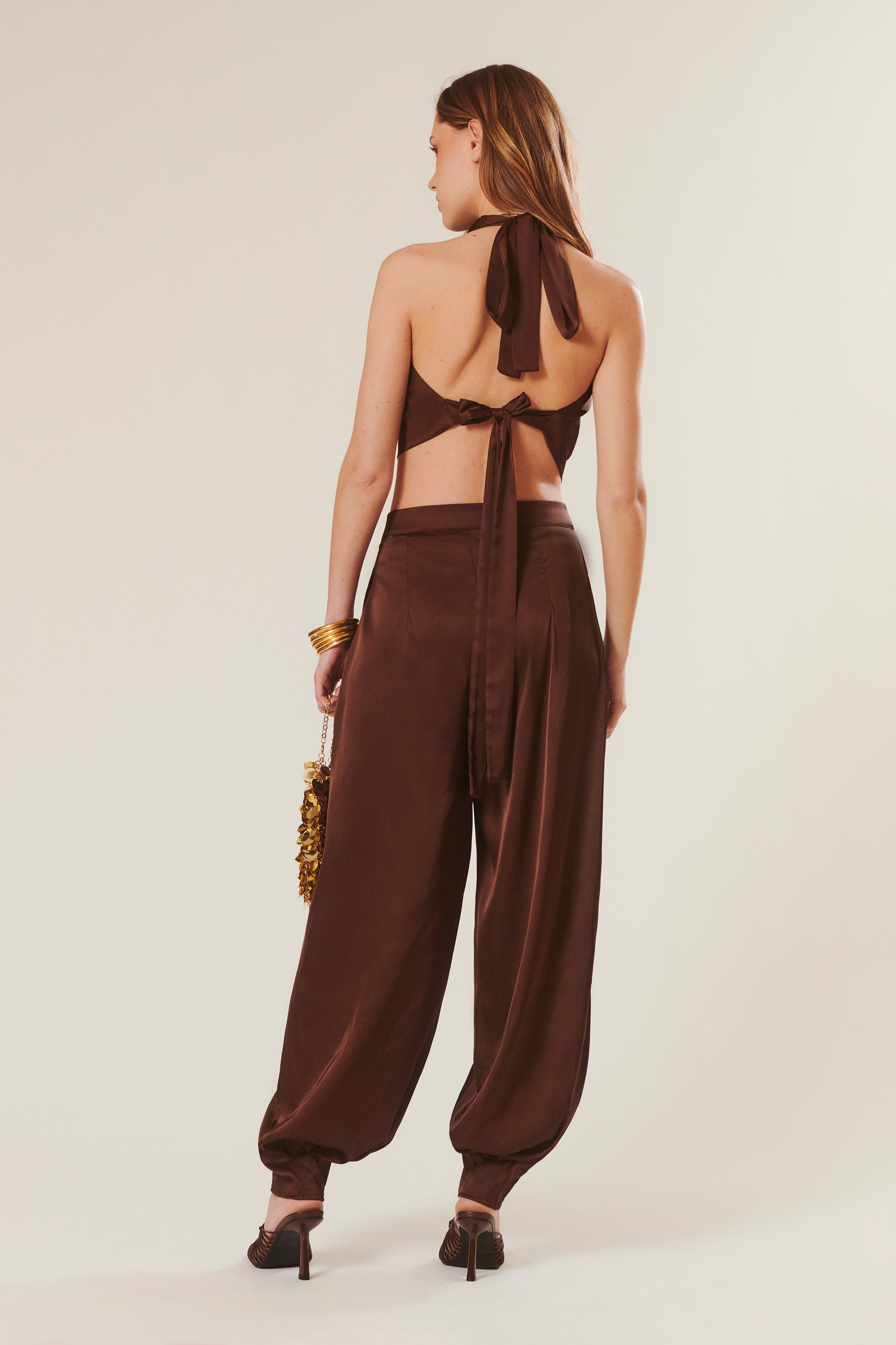 Grazia | Top satinato multiway