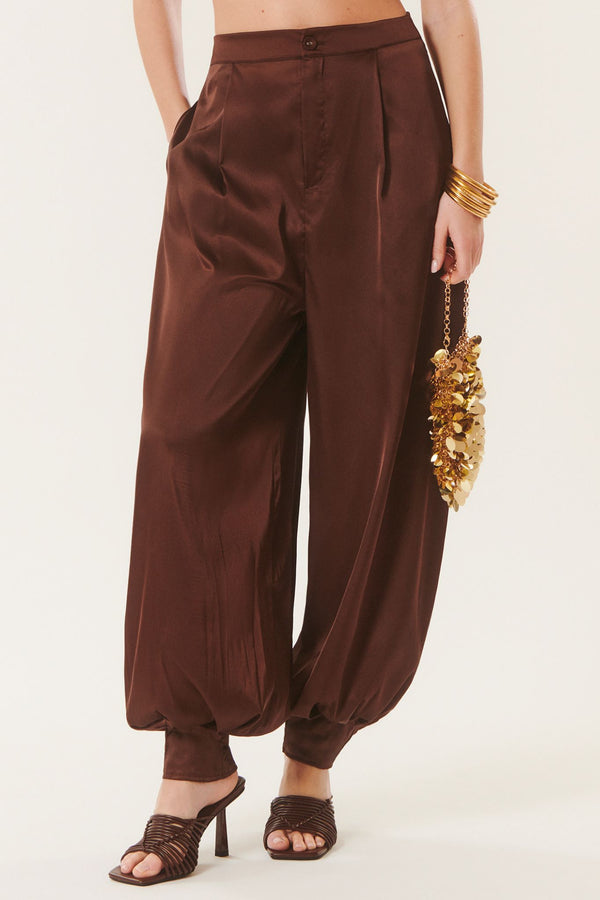 Aldo | Pantalon satiné balloon