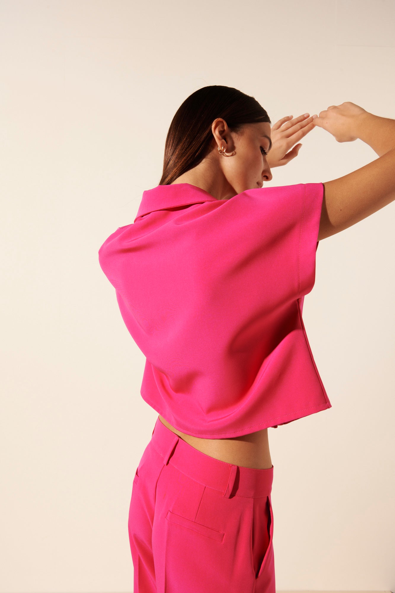 Hailey | Veste blazer manches courtes