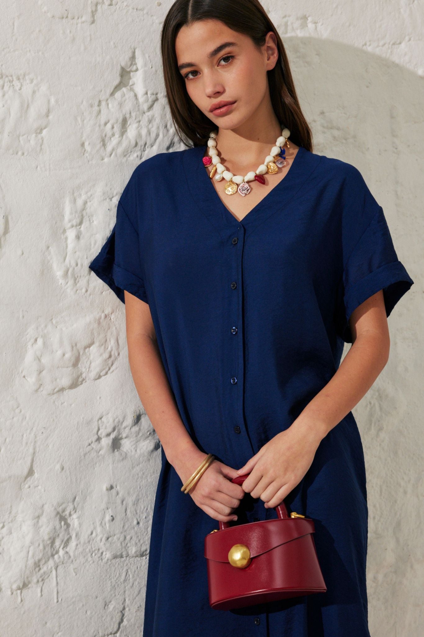 Ingrid | Button dress