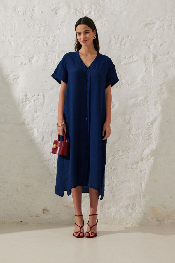 Ingrid | Button dress