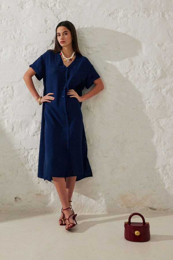 Ingrid | Button dress