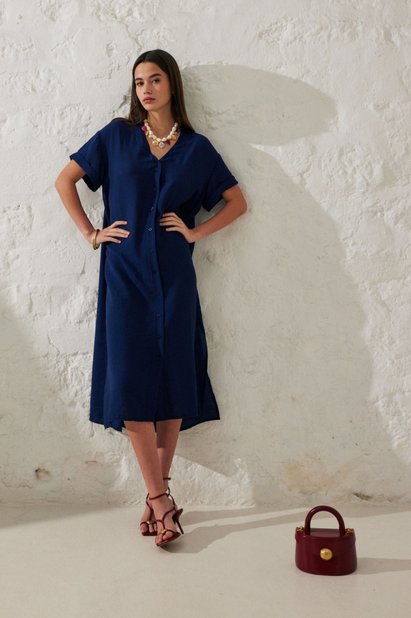 Ingrid | Button dress