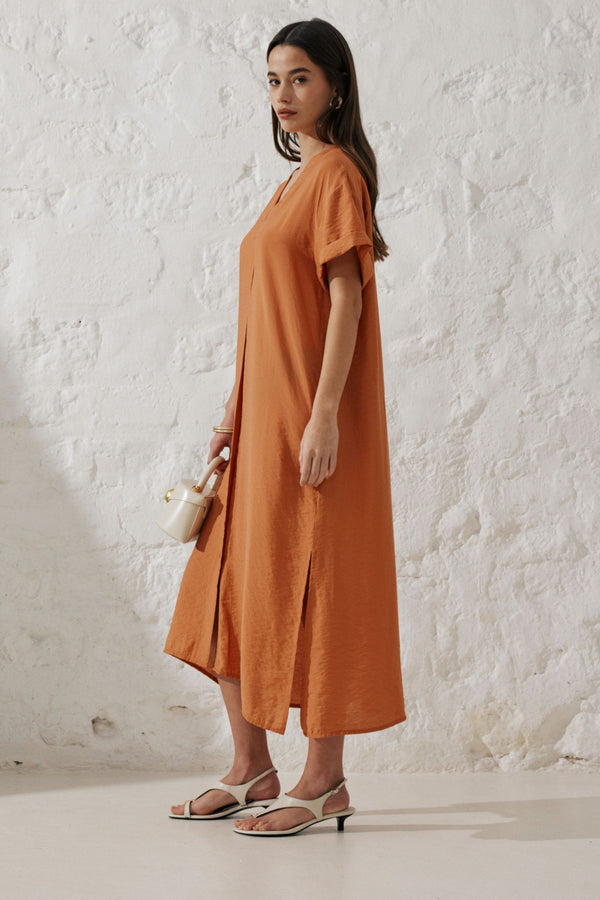 Ingrid | Button dress