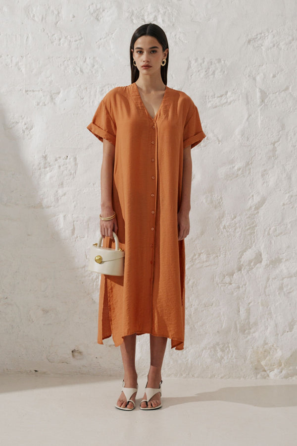 Ingrid | Button dress