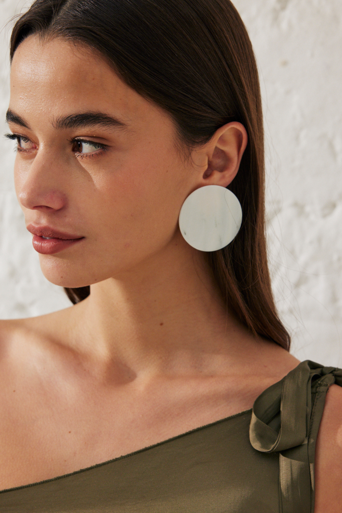 Iris | Asymmetrical satin dress