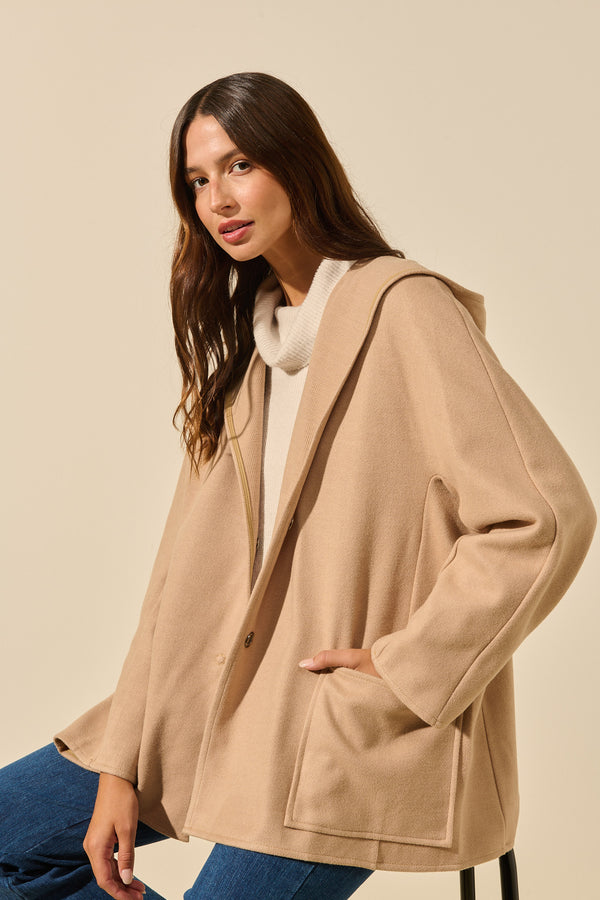 Marco | Giacca oversize con cappuccio