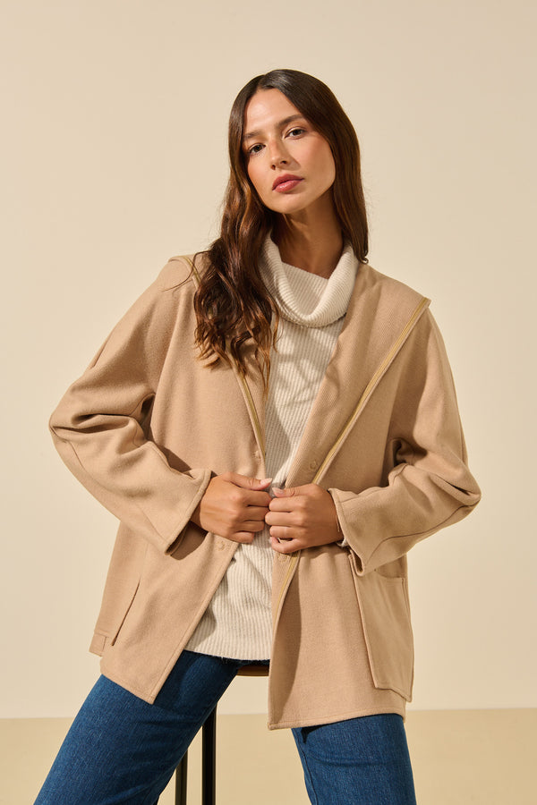 Marco | Giacca oversize con cappuccio