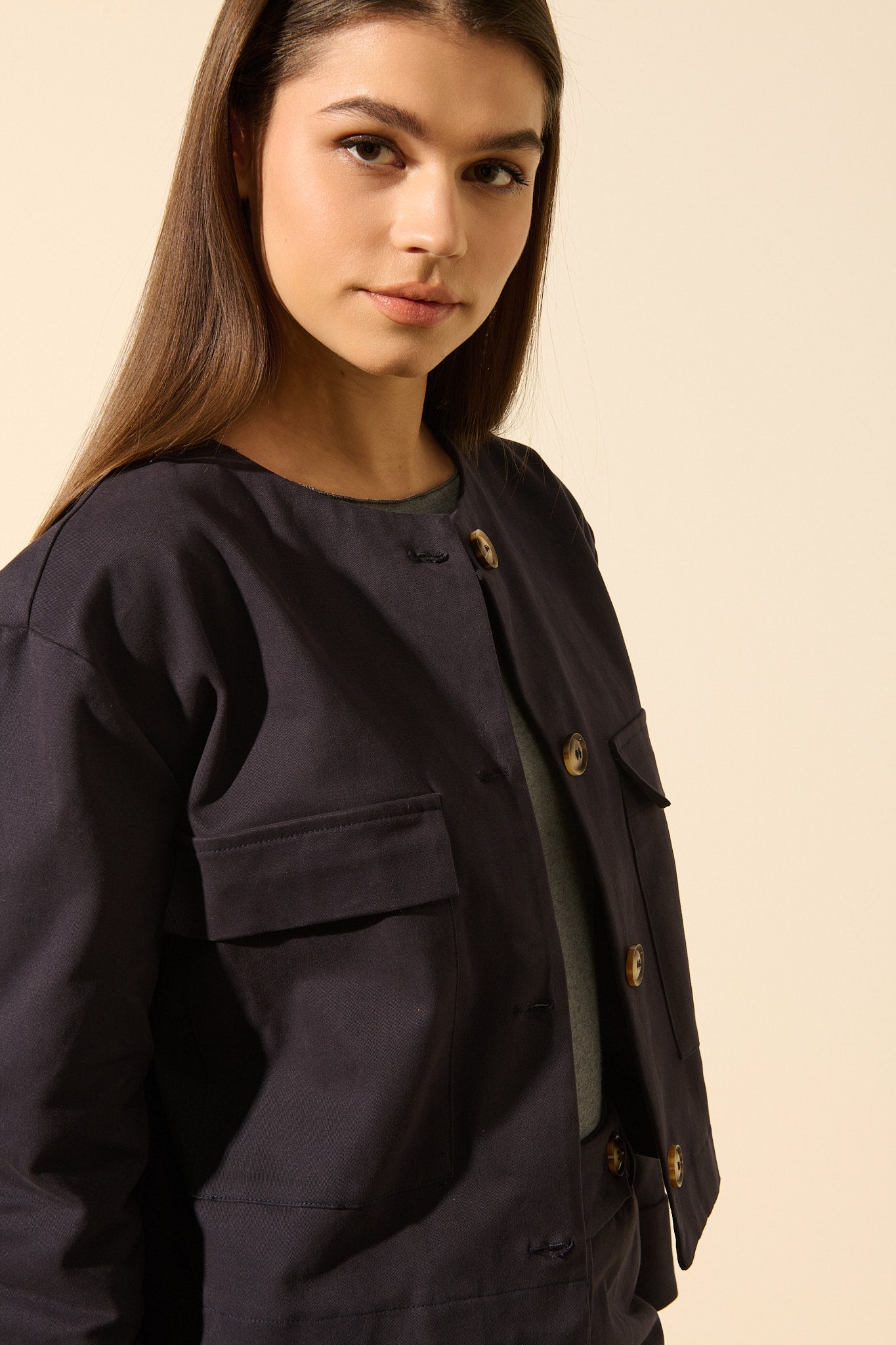 Pauline | Classic button-down jacket