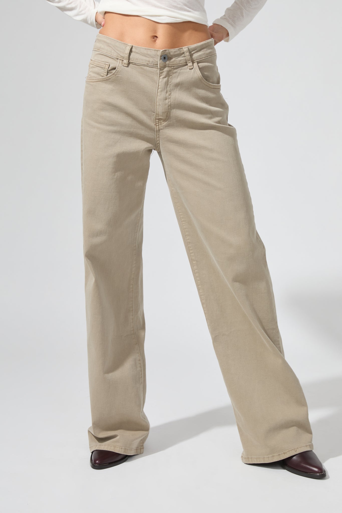 Alamo | High-waisted straight jeans