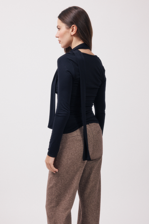 Albert | Drape collar top