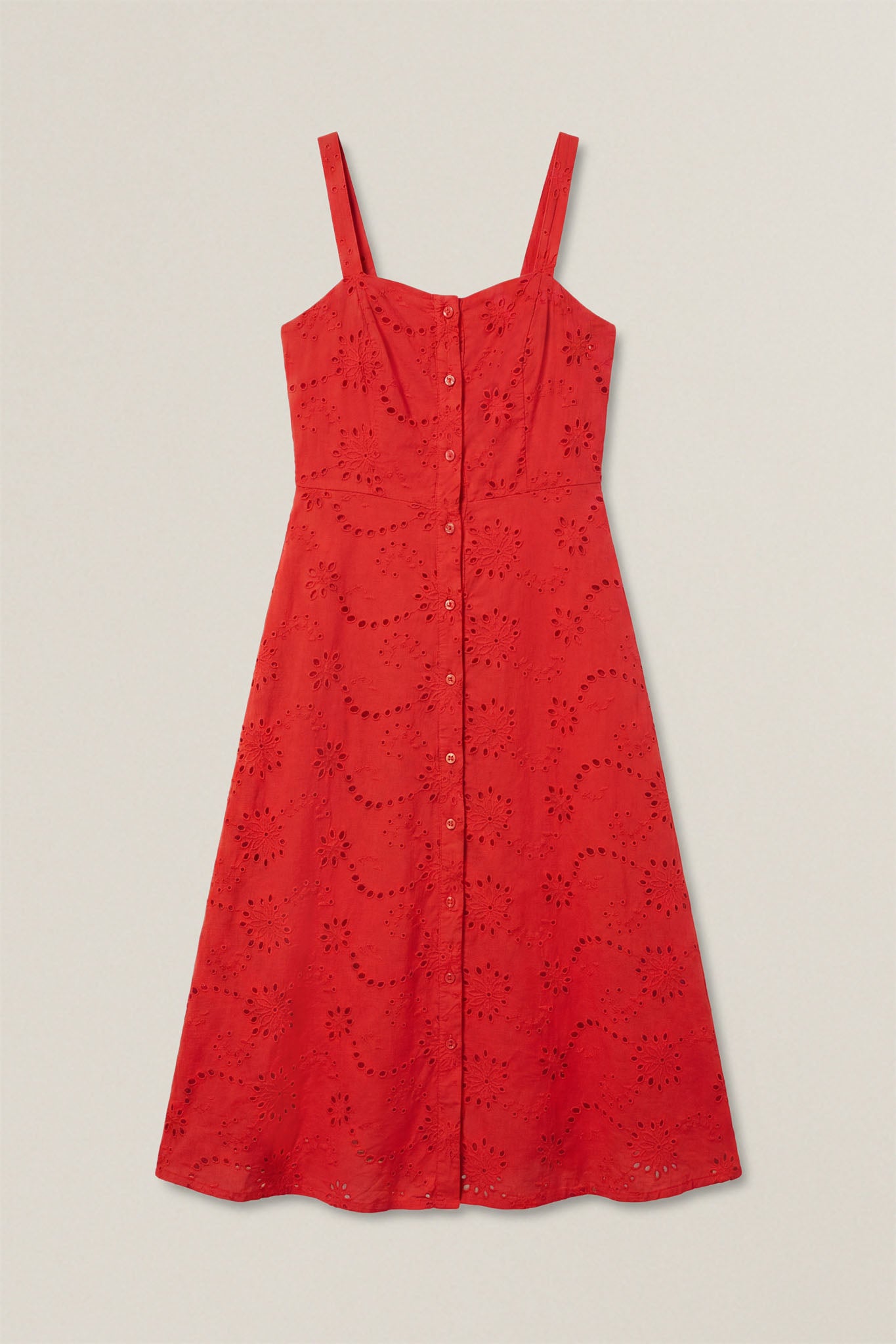 Cameron | Abito midi in macramè