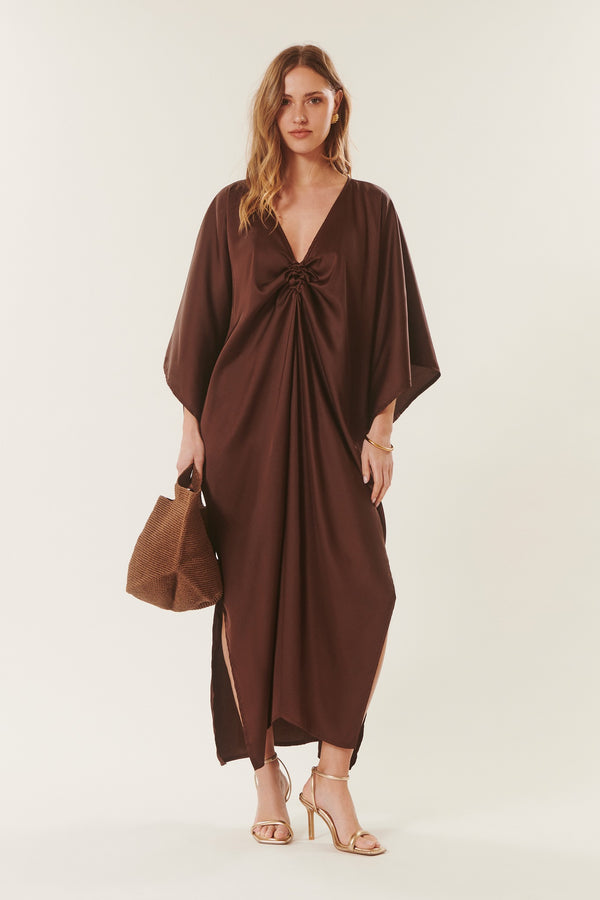 Daniela | Robe ample satinée