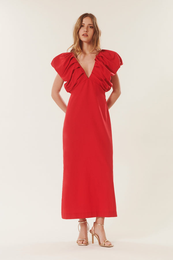 Deanna | Linen midi dress