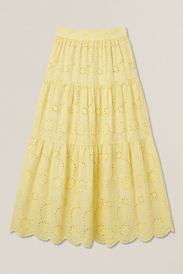 Elodie | Jupe longue macramé