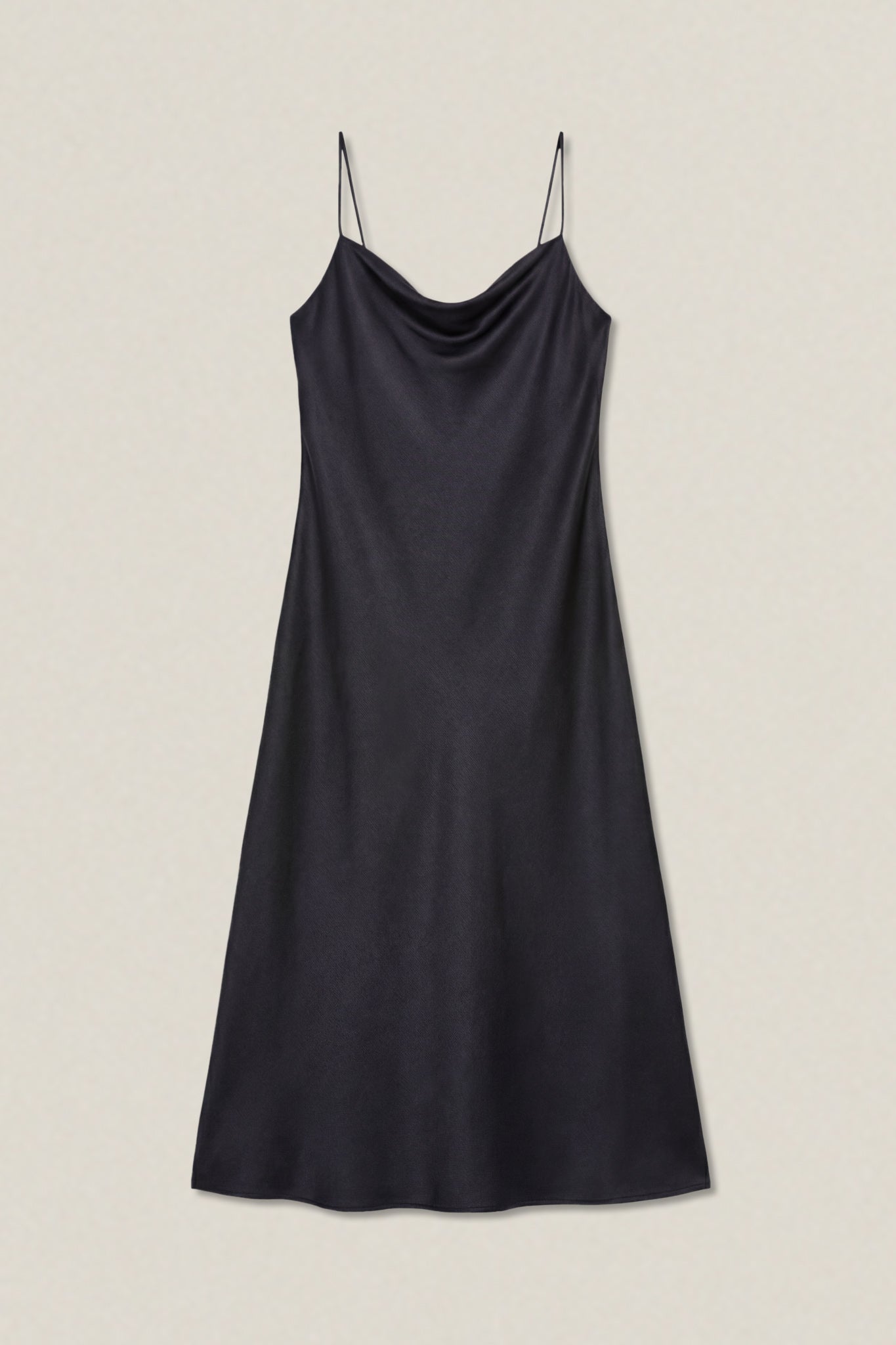 Nella | Satin cowl neck dress
