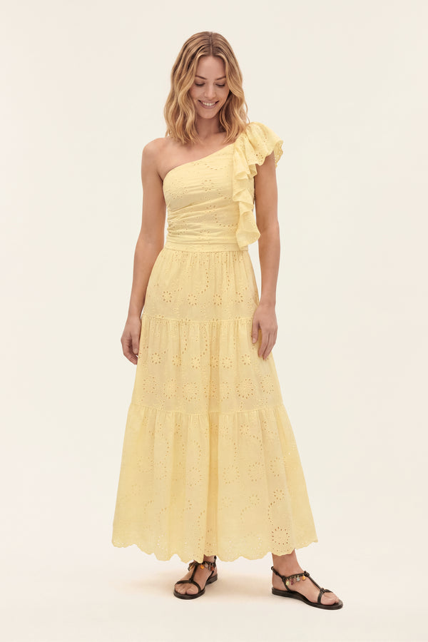 Harry | Top asymétrique macramé