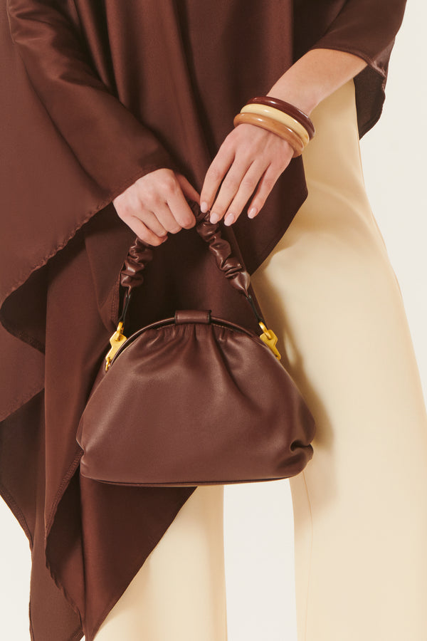 Ida | Top cape satiné