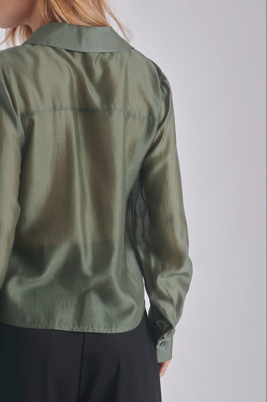 Inara | Blouse en voile satiné