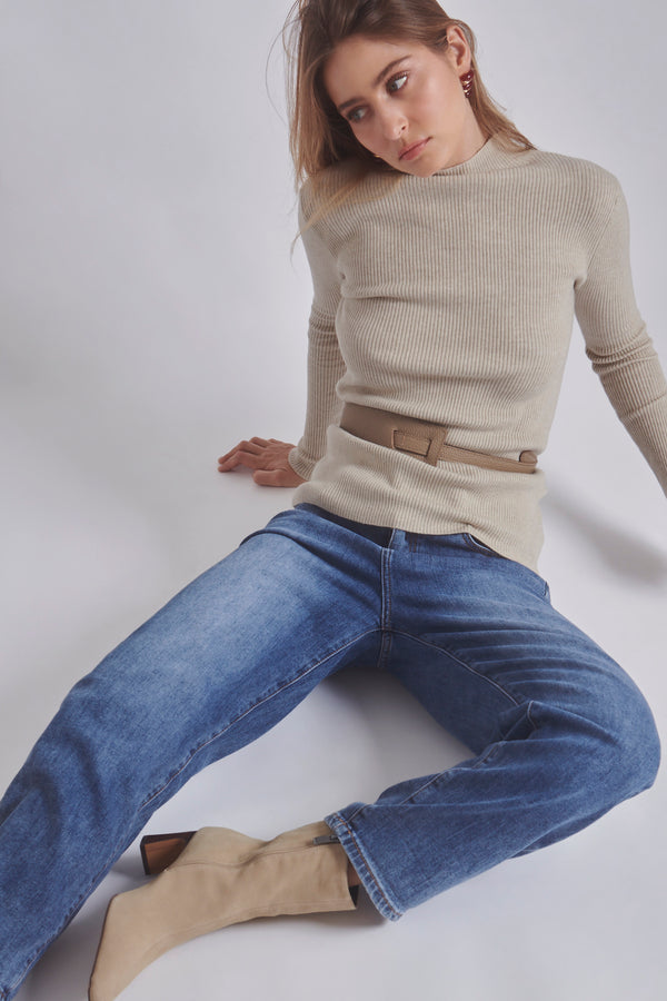 Nuta | Ceinture cuir coulissante