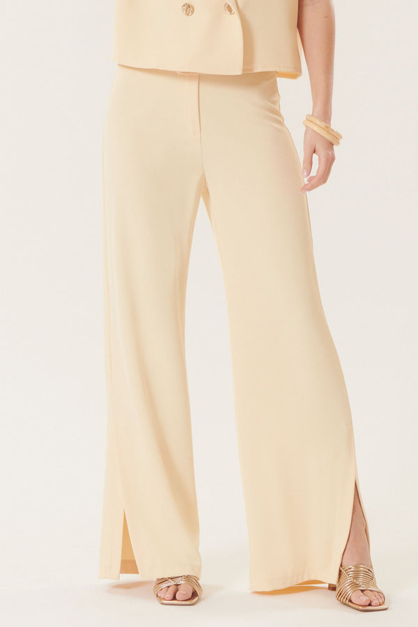 Massimo | Pantalon fluide à fentes