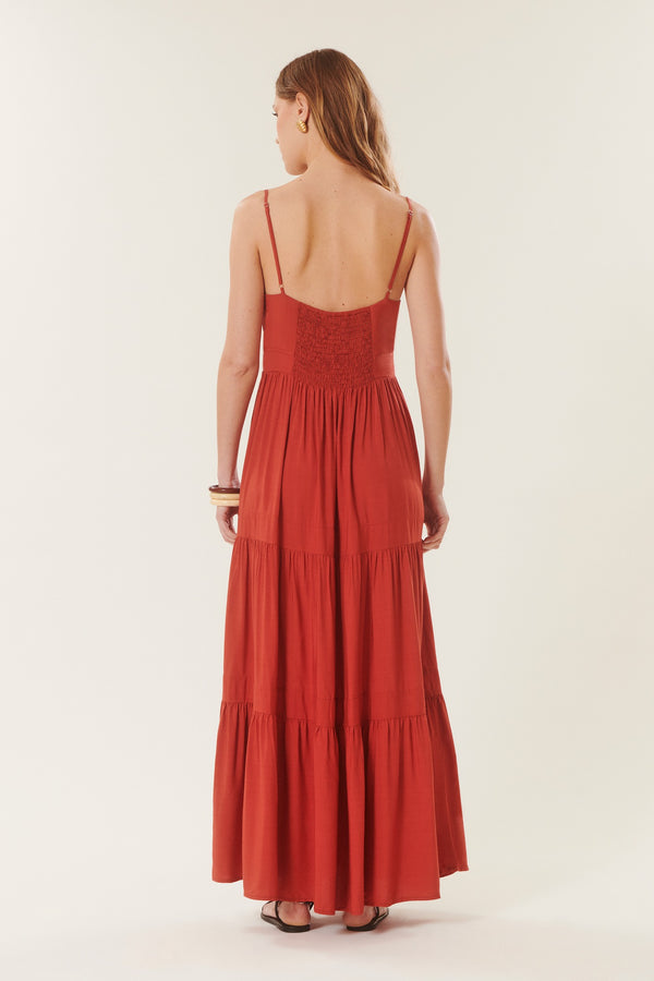 Marcia | Robe longue à bretelles