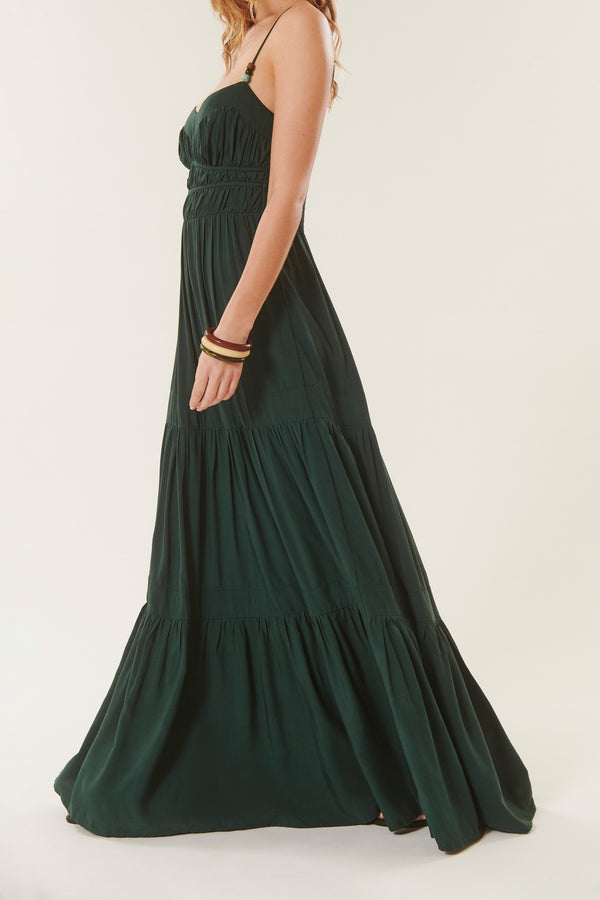 Marcia | Robe longue à bretelles