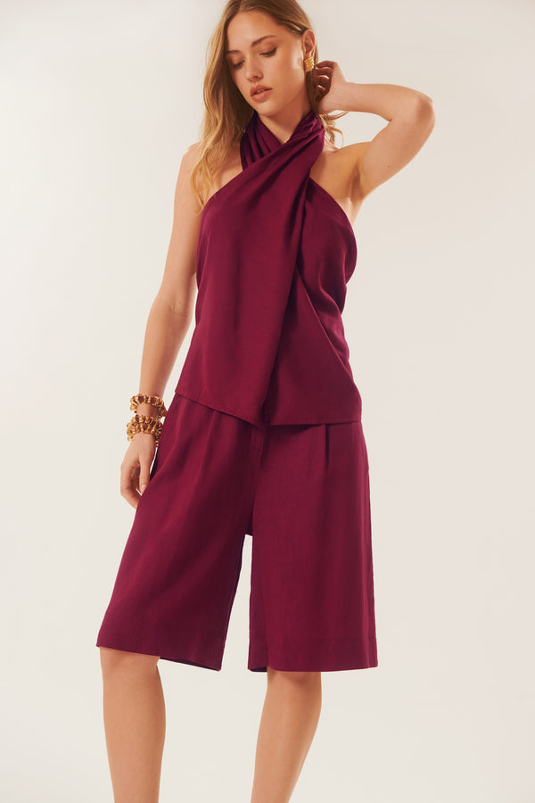 Leone | Bermuda en lin