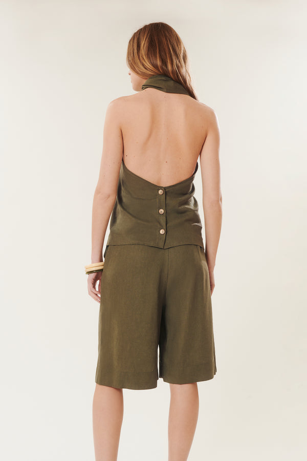 Leone | Bermuda en lin