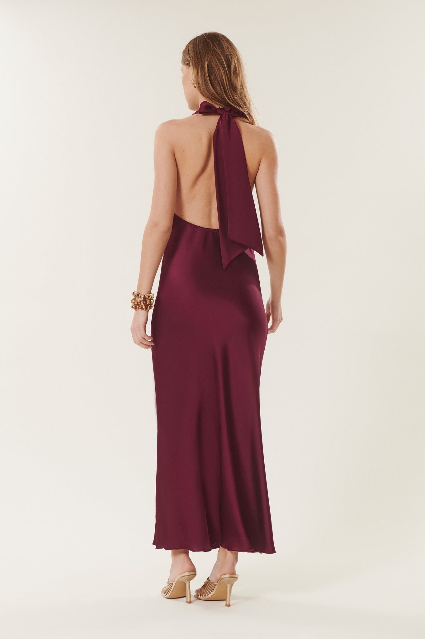 Preziosa | Robe dos-nu satinée