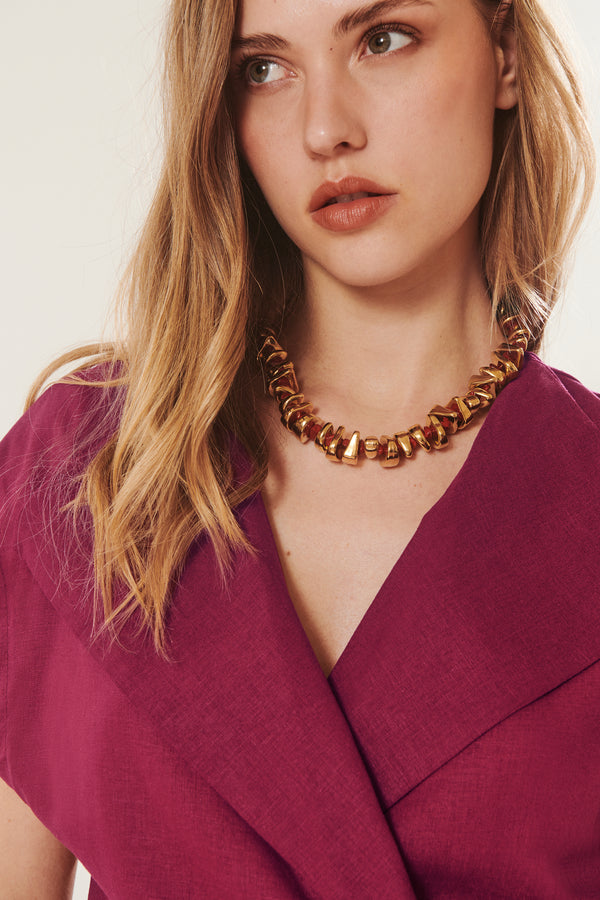 Rapallo | Top linen wrap