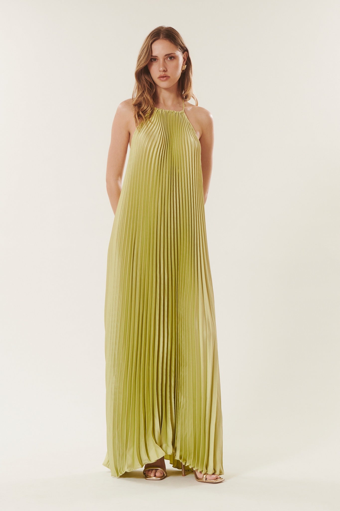 Sidney | Long halter dress