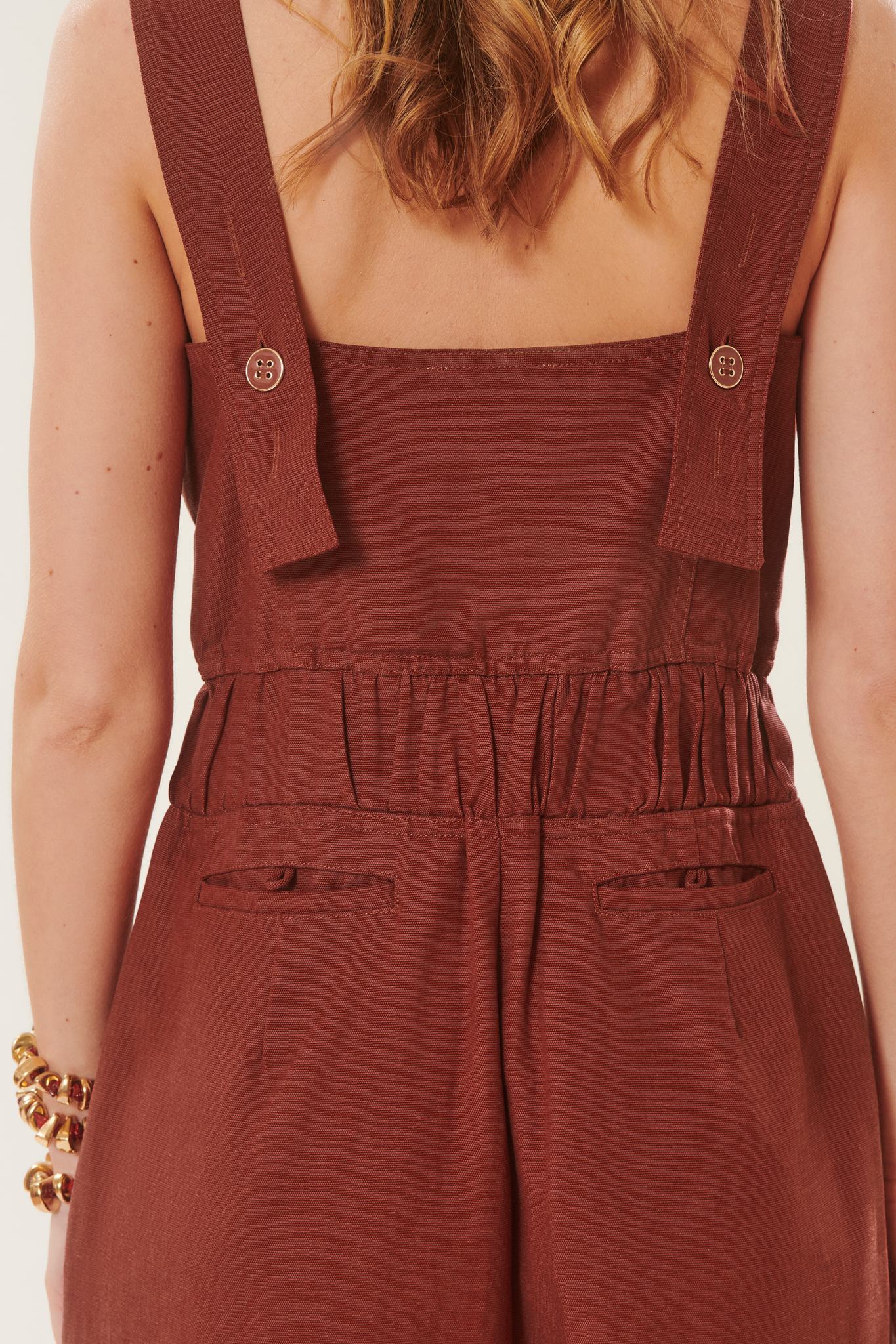 Teresa | Tuta pantalone con bottoni