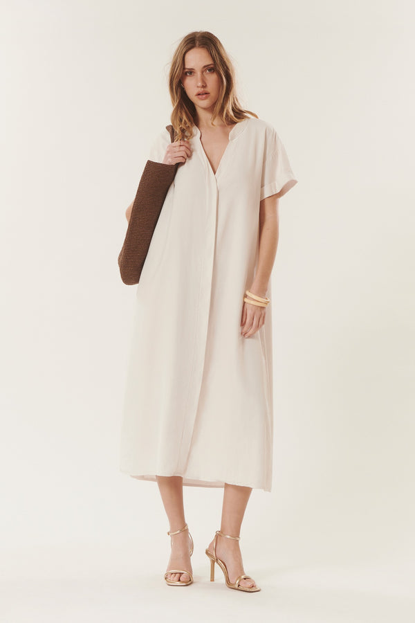 Terry | Robe midi fluide