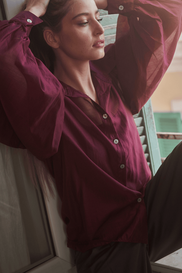 Windy | Blouse en voile transparent