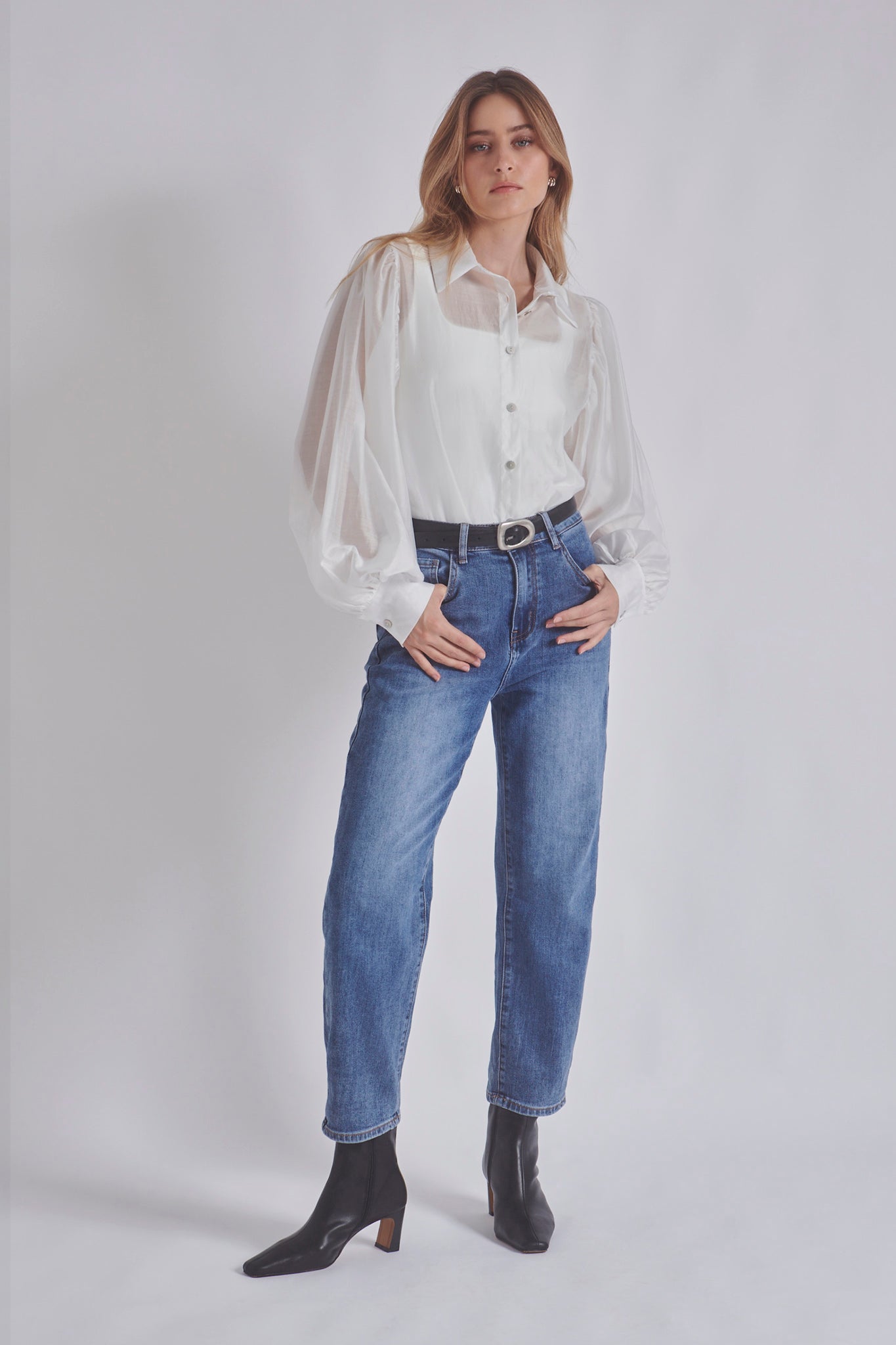Windy | Blouse en voile transparent