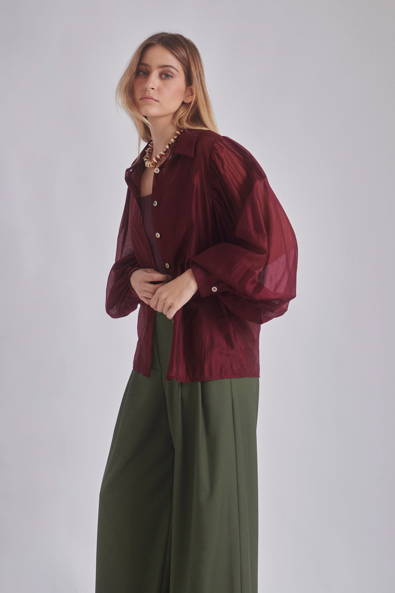 Windy | Blouse en voile transparent
