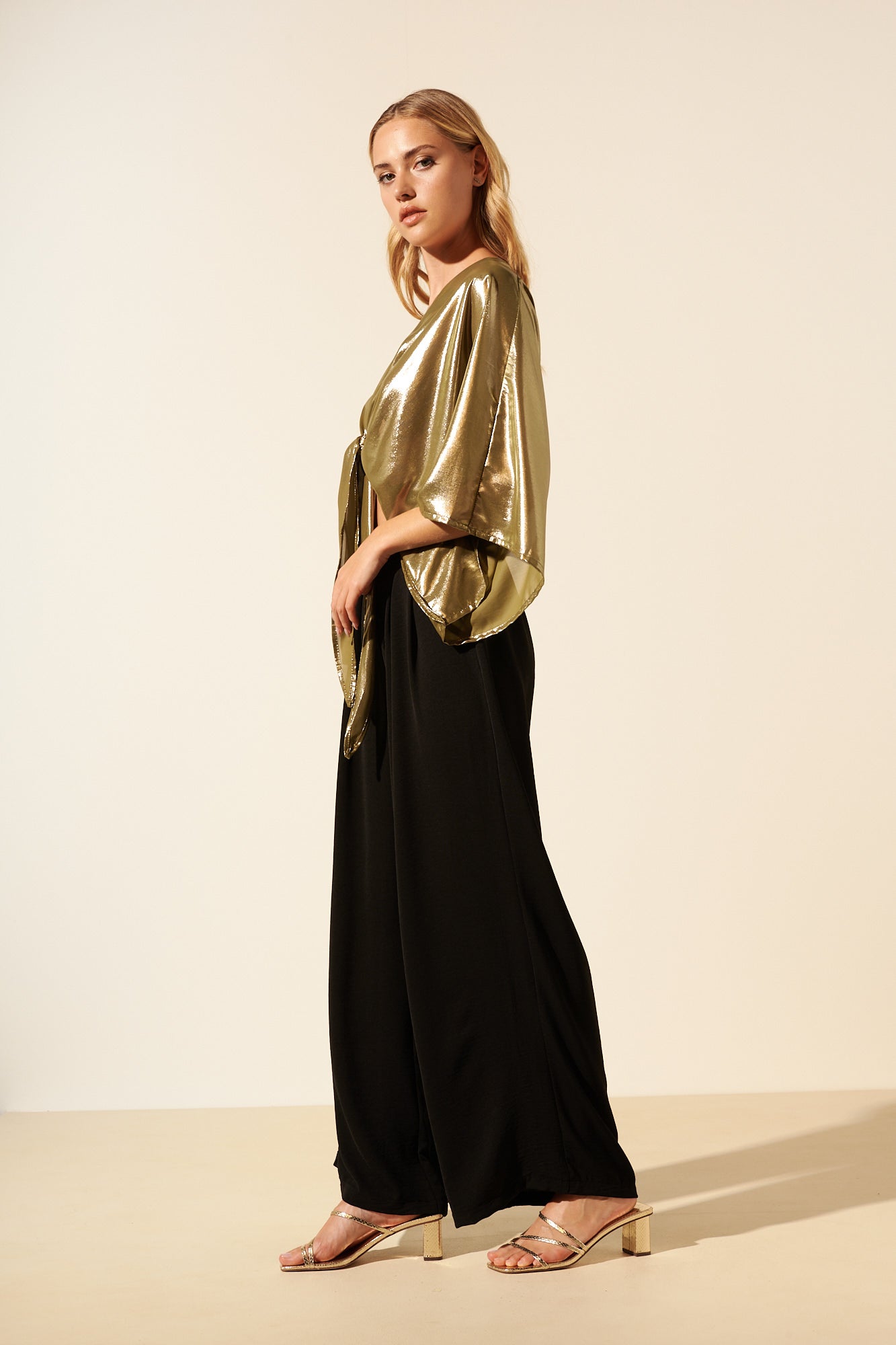 Blake | Top lamé fluide
