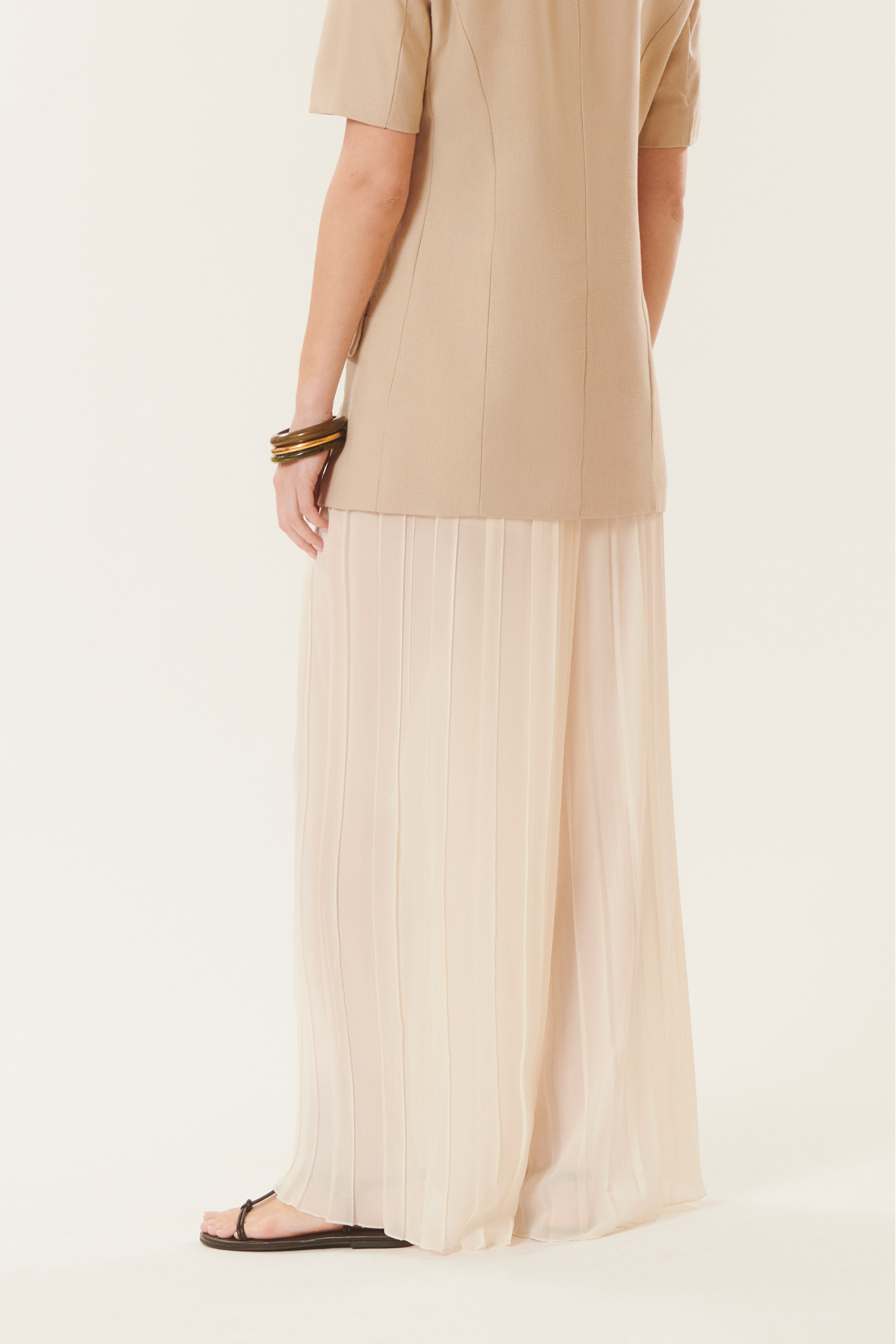 Hugh | Pantaloni larghi con pieghe