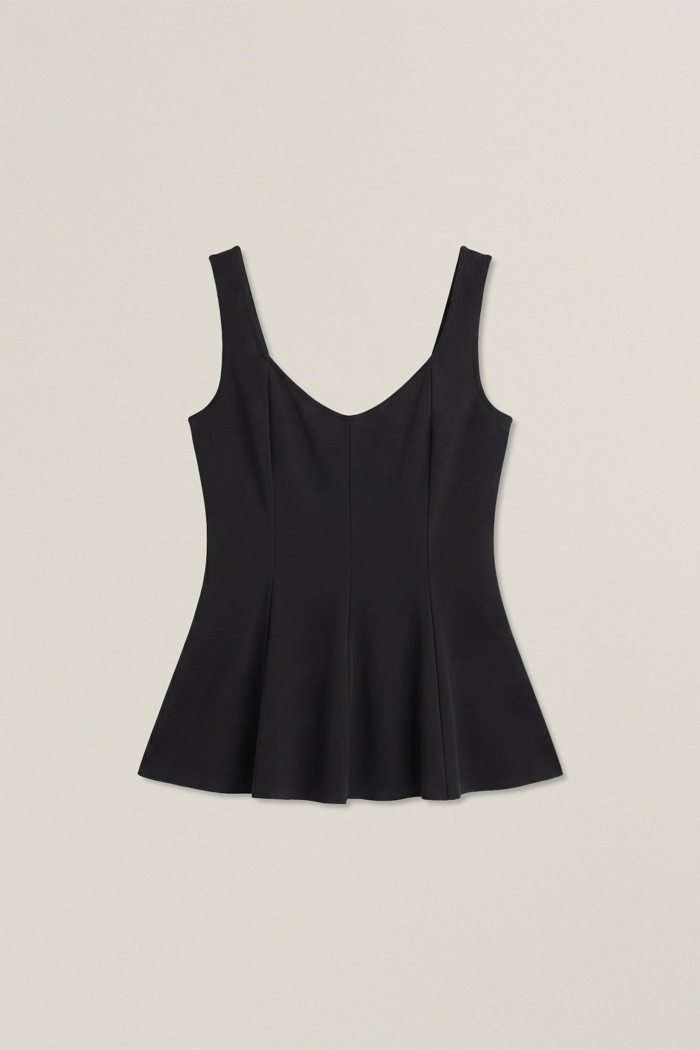 Todd | Top senza maniche con peplo